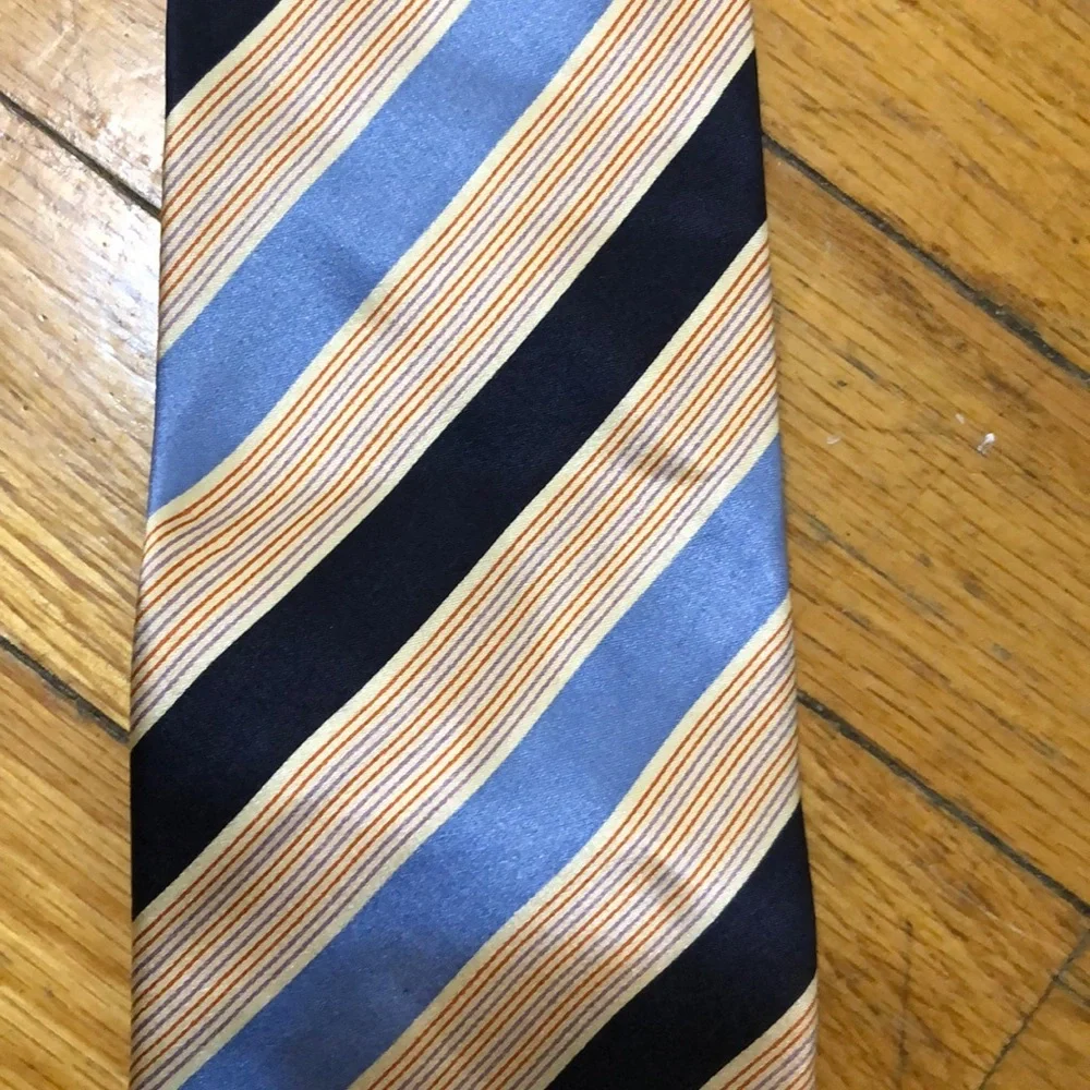 Stanley Blacker kids silk zip already made tie